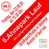 2025 Flyer Ahneapark Lauf Viereckig